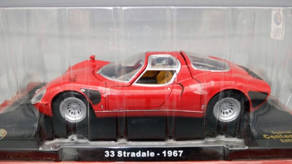 Modellino auto ALFA ROMEO 33 STRADALE scala 1:24 diecast modellismo da collezione - immagine 6