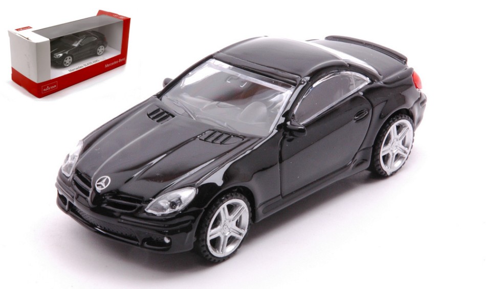 modellauto Auto Maßstab 1:43 MERCEDES SLK55 AMG SCHWARZ diecastmodellbau