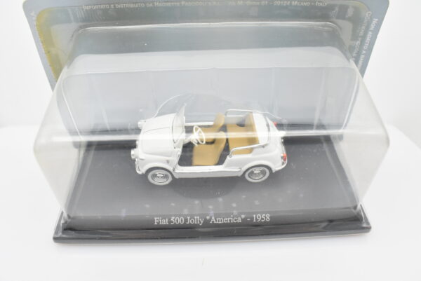 Modellino auto scala 1:43 500 JOLLY AMERICA diecast collezione da edicola - immagine 3