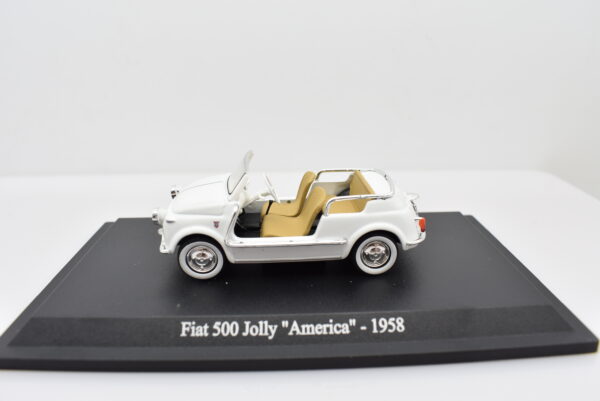 Modellino auto scala 1:43 500 JOLLY AMERICA diecast collezione da edicola - immagine 2