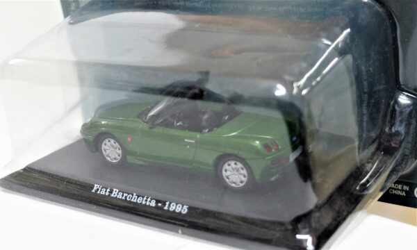 Modellino auto scala 1:43 FIAT BARCHETTA diecast collezione da edicola - immagine 4