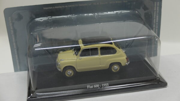Modellino auto scala 1:43 FIAT 600 diecast collezione da edicola - immagine 4