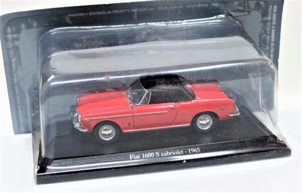 Modellino auto scala 1:43 FIAT 1600 S CABRIOLET diecast collezione da edicola - immagine 5