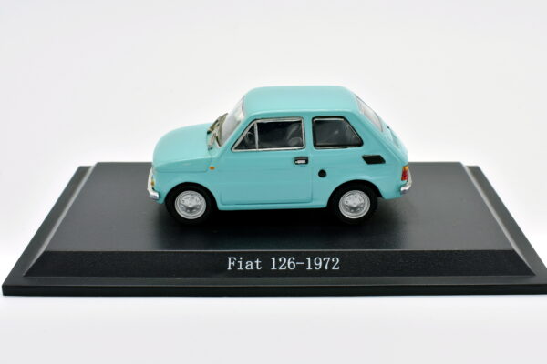 Modellino auto scala 1:43 FIAT 126 diecast collezione da edicola - immagine 2