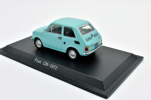Modellino auto scala 1:43 FIAT 126 diecast collezione da edicola - immagine 4