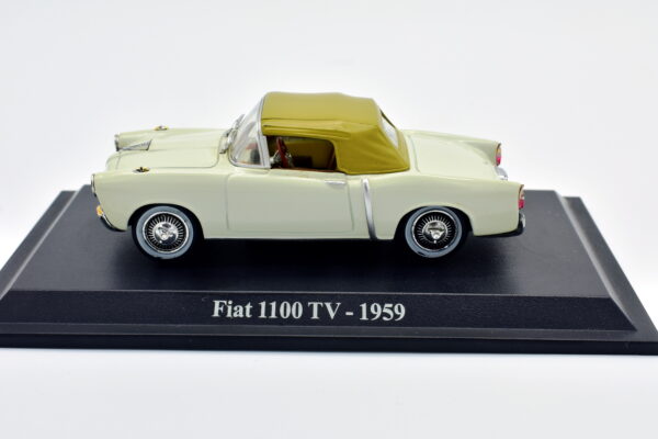 Modellino auto scala 1:43 FIAT 1100 TV diecast collezione da edicola - immagine 2