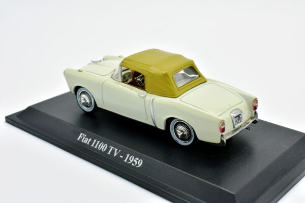 Modellino auto scala 1:43 FIAT 1100 TV diecast collezione da edicola - immagine 4