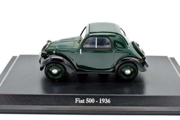 Modellino auto scala 1:43 FIAT 500 TOPOLINO diecast collezione da edicola - immagine 4