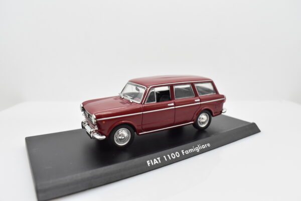Modellino auto scala 1:43 FIAT 1100 FAMILIARE diecast collezione da edicola - immagine 3