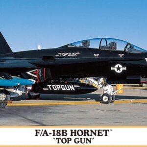 Modellino aerei da costruire combattimento model kit di montaggio Hasegawa  FA-18B HORNET TOP GUN KIT 1:72