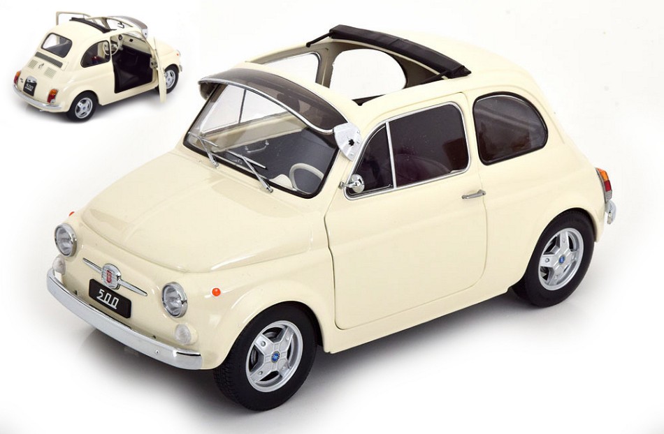 Modellino auto FIAT 500 F 1968 scala 1:12 modellismo statico collezione epoca m