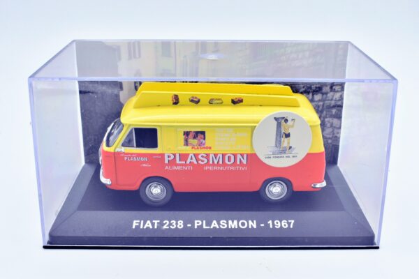modellino auto furgone FIAT 238 PLASMON veicoli pubblicitari d'epoca scala 1:43 collezione - immagine 2