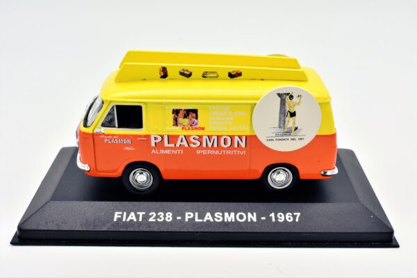 modellino auto furgone FIAT 238 PLASMON veicoli pubblicitari d'epoca scala 1:43 collezione - immagine 3