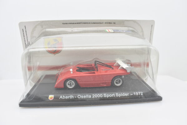 Modellino auto ABARTH OSELLA 2000 SPORT SPIDER scala 1:43 diecast collezione ixo - immagine 5