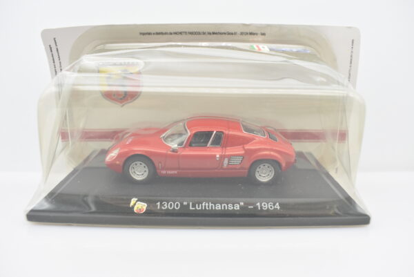 Modellino auto FIAT ABARTH 1300 LUFTHANSA 1:43 diecast modellismo collezione ixo - immagine 5