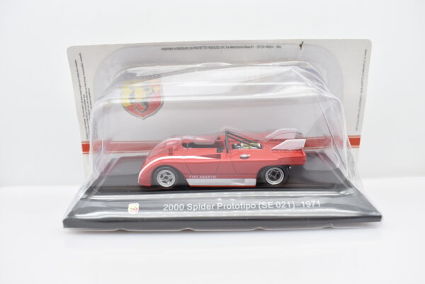 Modellino auto FIAT ABARTH 2000 SPIDER PROTOTIPO 1:43 diecast modellismo collezione ixo - immagine 5