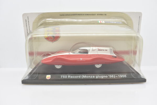 Modellino auto FIAT ABARTH 750 RECORD 1:43 diecast modellismo collezione ixo - immagine 6