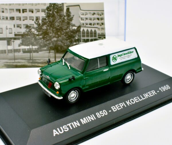 modellino auto furgone AUSTIN MINI 850 BEPI KOELLIKER veicoli pubblicitari d'epoca scala 1:43 collezione