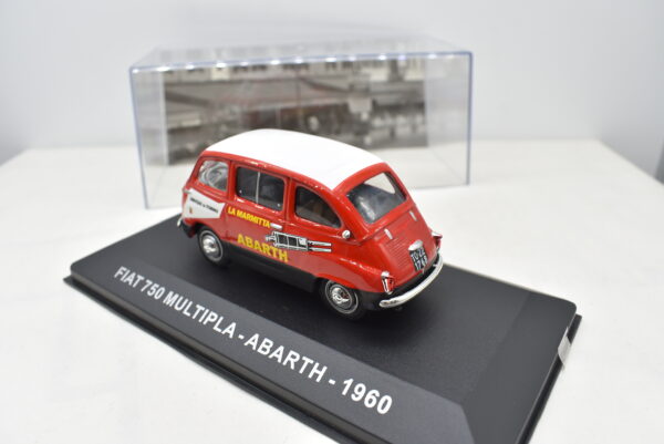 modellino auto furgone FIAT 750 MULTIPLA ABARTH veicoli pubblicitari d'epoca scala 1:43 collezione - immagine 4