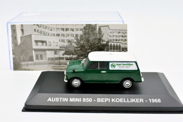 modellino auto furgone AUSTIN MINI 850 BEPI KOELLIKER veicoli pubblicitari d'epoca scala 1:43 collezione - immagine 2