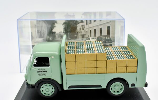 modellino auto furgone OM LEONCINO PORTABOTTIGLIE PAOLETTI veicoli pubblicitari d'epoca scala 1:43 collezione - immagine 3