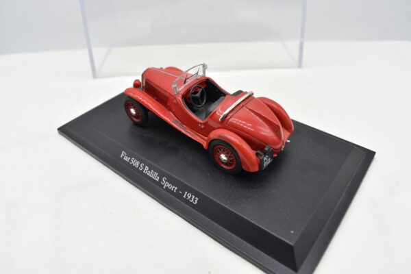modellino auto scala 1:43 FIAT 508 S BALILLA SPORT diecast collezione da edicola - immagine 4