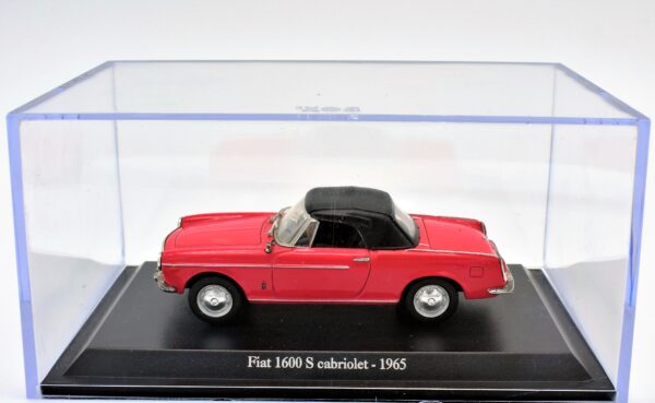 Modellino auto scala 1:43 FIAT 1600 S CABRIOLET diecast collezione da edicola - immagine 5