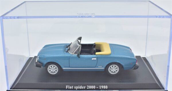 Modellino auto scala 1:43 FIAT SPIDER 2000 diecast collezione da edicola - immagine 2