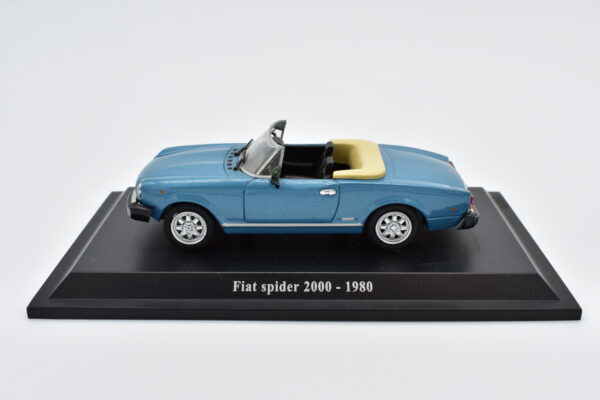 Modellino auto scala 1:43 FIAT SPIDER 2000 diecast collezione da edicola - immagine 3