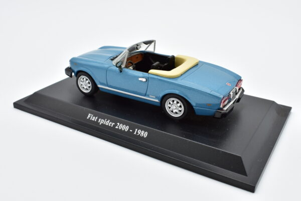 Modellino auto scala 1:43 FIAT SPIDER 2000 diecast collezione da edicola - immagine 5