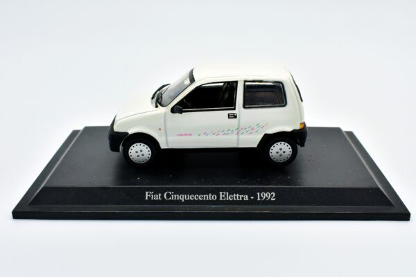 Modellino auto scala 1:43 FIAT CINQUECENTO ELETTRA diecast collezione da edicola - immagine 3