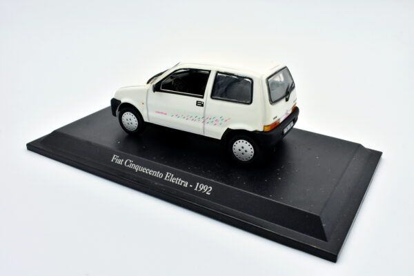Modellino auto scala 1:43 FIAT CINQUECENTO ELETTRA diecast collezione da edicola - immagine 5