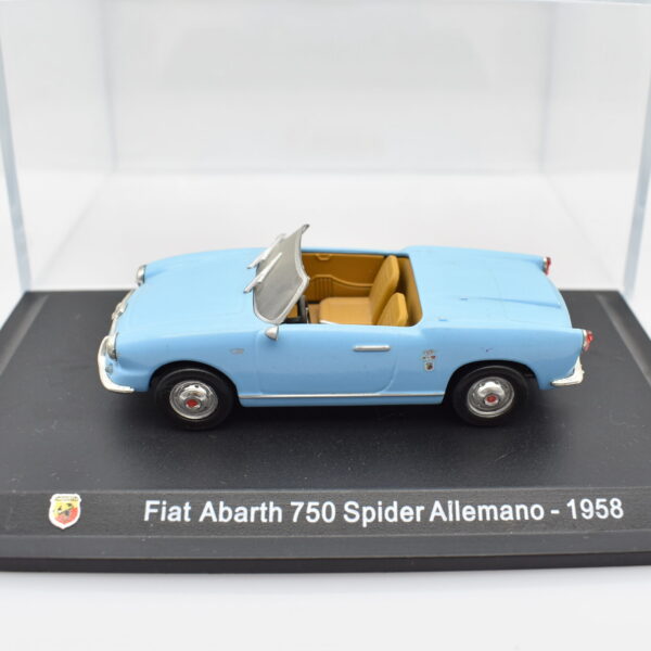 Modellino auto FIAT ABARTH 750 SPIDER ALLEMANO 1:43 diecast modellismo collezione ixo
