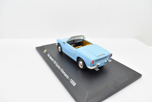 Modellino auto FIAT ABARTH 750 SPIDER ALLEMANO 1:43 diecast modellismo collezione ixo - immagine 4