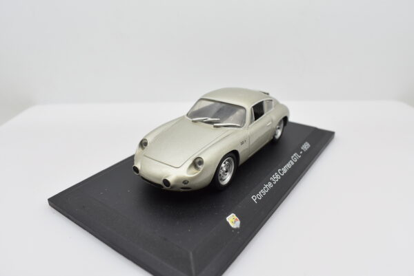 Modellino auto ABARTH PORSCHE 356 CARRERA GTL 1:43 diecast modellismo collezione ixo - immagine 3