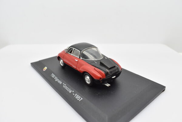Modellino auto FIAT ABARTH 750 VIGNALE GOCCIA 1:43 diecast modellismo collezione ixo - immagine 4
