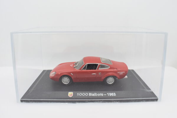 Modellino auto FIAT ABARTH 1000 BIALBERO 1:43 diecast modellismo collezione ixo - immagine 5