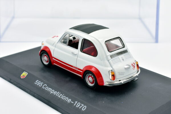 Modellino auto FIAT ABARTH 595 COMPETIZIONE scala 1:43 diecast modellismo collezione ixo - immagine 4