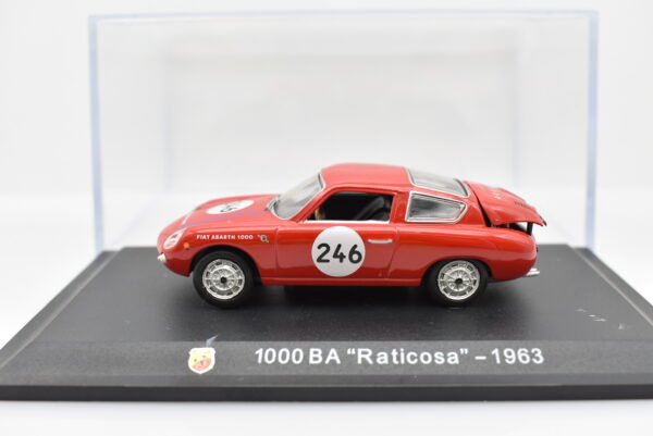 Modellino auto FIAT ABARTH 1000 BA RATICOSA 1:43 diecast modellismo collezione ixo - immagine 2