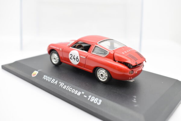 Modellino auto FIAT ABARTH 1000 BA RATICOSA 1:43 diecast modellismo collezione ixo - immagine 4