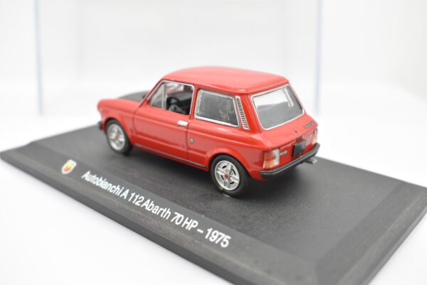 Modellino auto AUTOBIANCHI A112 ABARTH 70 HP 1:43 diecast modellismo collezione ixo - immagine 3