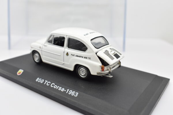 Modellino auto FIAT 600 ABARTH 850 TC 1:43 diecast modellismo collezione ixo - immagine 4