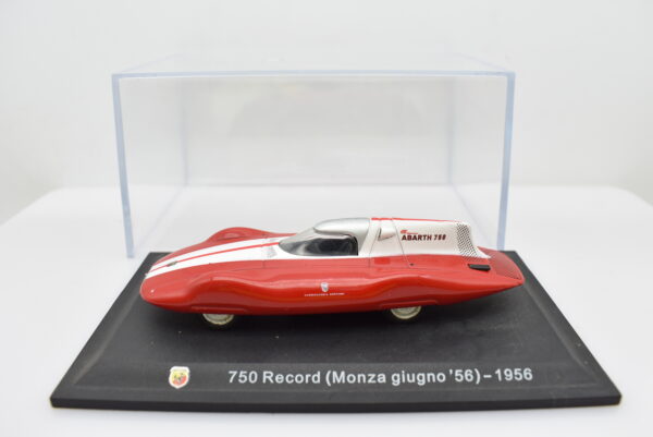 Modellino auto FIAT ABARTH 750 RECORD 1:43 diecast modellismo collezione ixo - immagine 2