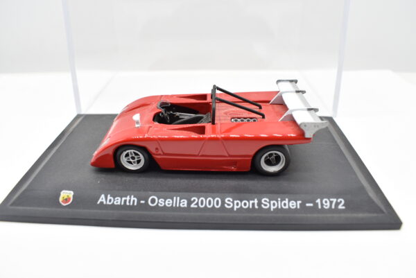 Modellino auto ABARTH OSELLA 2000 SPORT SPIDER scala 1:43 diecast collezione ixo - immagine 2