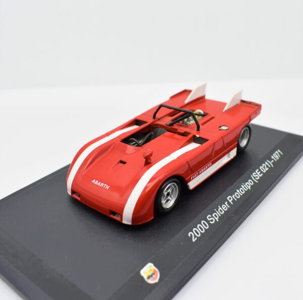 Modellino auto FIAT ABARTH 2000 SPIDER PROTOTIPO 1:43 diecast modellismo collezione ixo