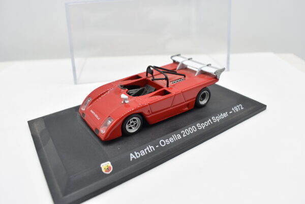Modellino auto ABARTH OSELLA 2000 SPORT SPIDER scala 1:43 diecast collezione ixo - immagine 3