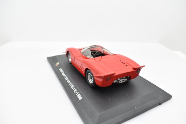 Modellino auto ABARTH 2000 SPORT SPIDER SE 010 1:43 diecast modellismo collezione ixo - immagine 4
