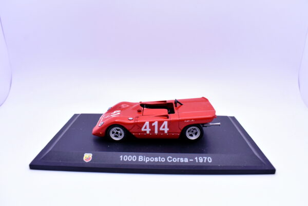 Modellino auto FIAT ABARTH 1000 BIPOSTO N.414 scala 1:43 diecast modellismo collezione ixo