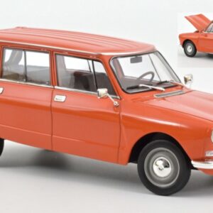 Modellino auto scala 1:18 Norev  CITROEN AMI 8 1975 ORANGE diecast modellismo statico