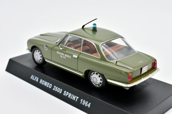 Modellini auto POLIZIA scala 1:43 ALFA ROMEO 2600 SPRINT diecast collezione - immagine 3
